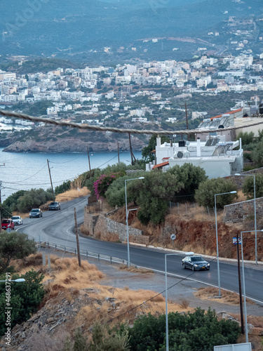 Greek landscape on the island of crete photo