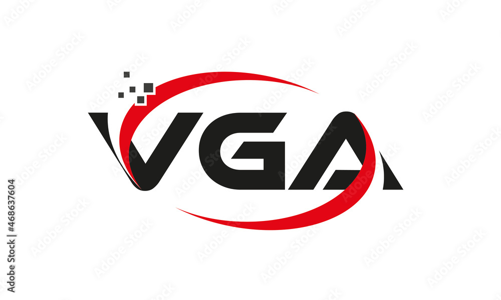 dots or points letter VGA technology logo designs concept vector Template Element dots or points letter VGA technology logo designs concept vector Template Element