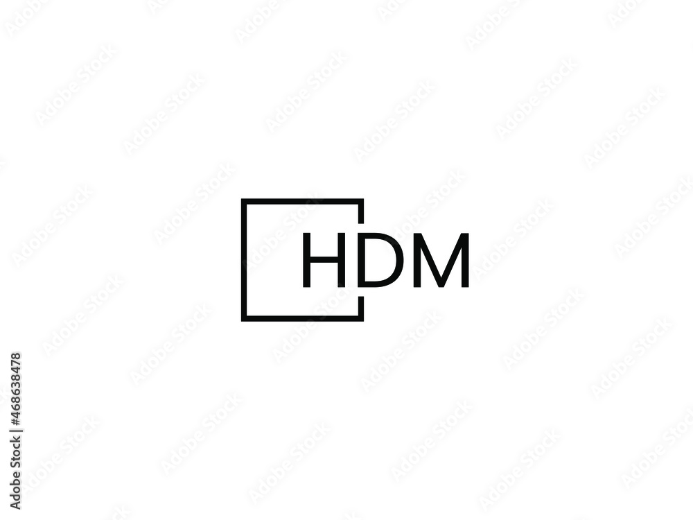 HDM letter initial logo design vector illustration HDM letter initial logo design vector illustration