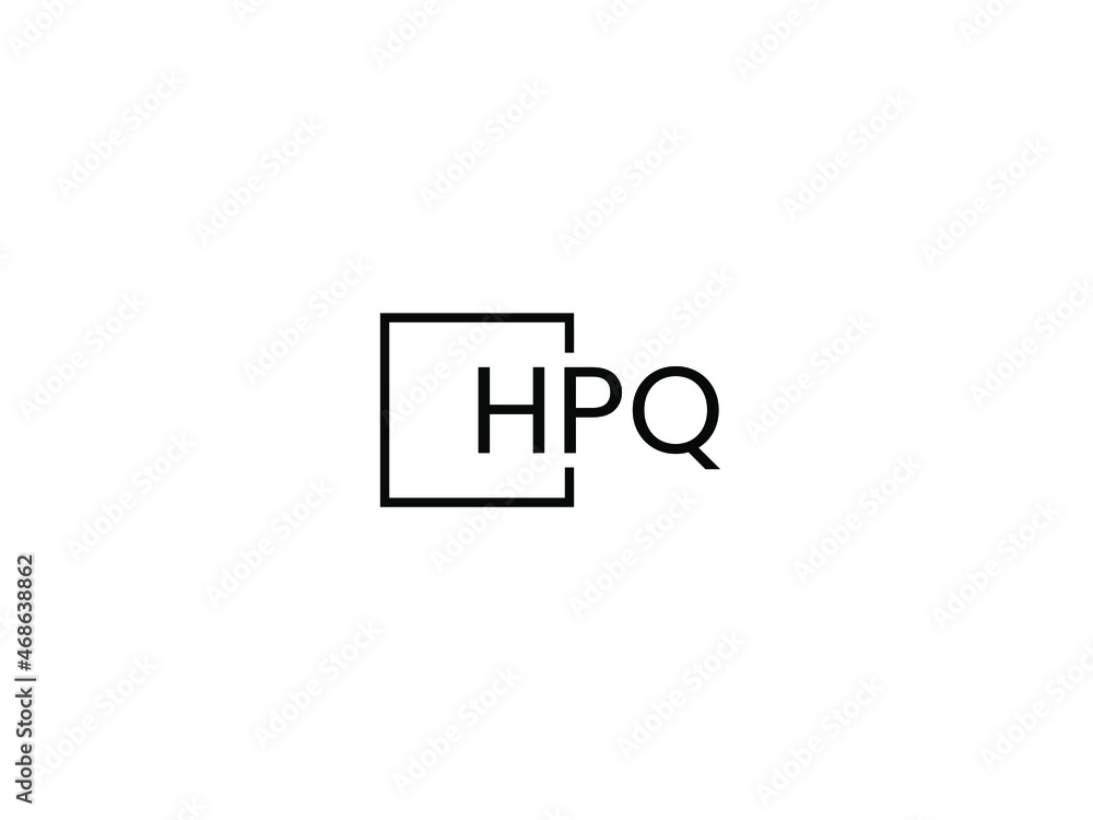 HPQ letter initial logo design vector illustration HPQ letter initial logo design vector illustration
