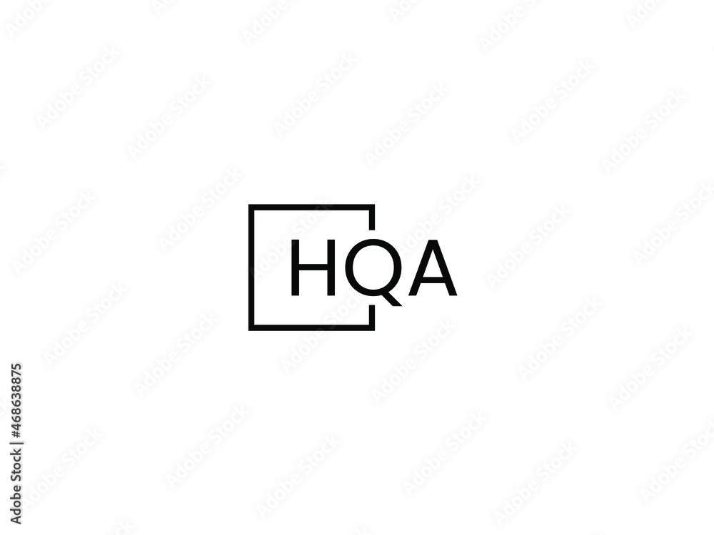HQA letter initial logo design vector illustration HQA letter initial logo design vector illustration