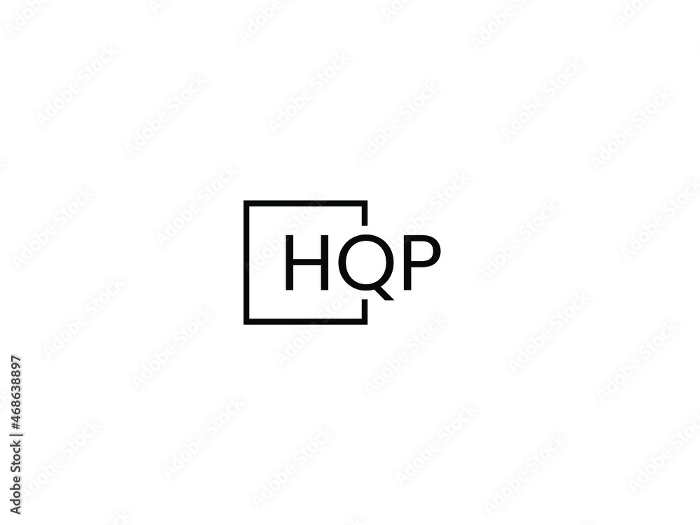 HQP letter initial logo design vector illustration HQP letter initial logo design vector illustration
