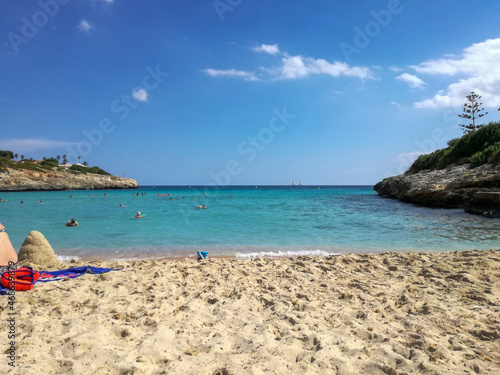 Fototapeta Naklejka Na Ścianę i Meble -  beach in mallorca. Spain a sunny day