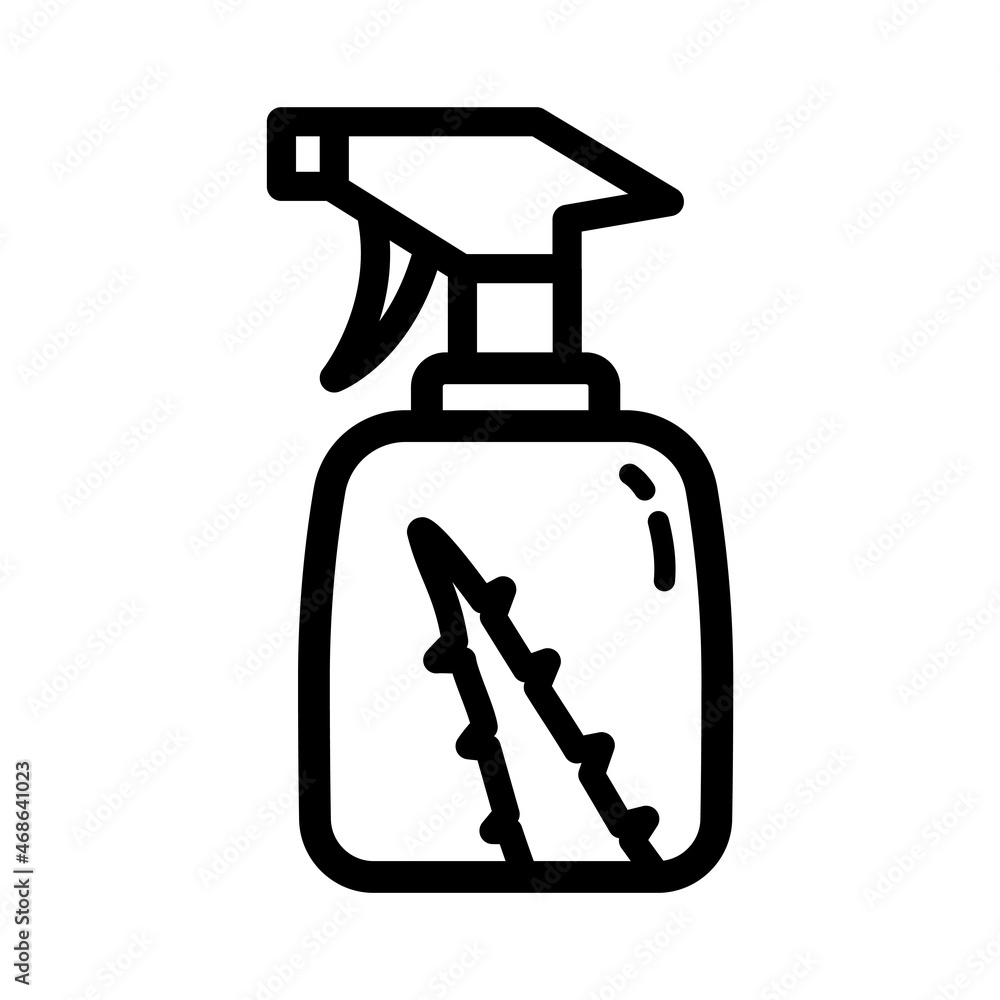 Aloe vera pixel perfect linear icon Aloe vera pixel perfect linear icon