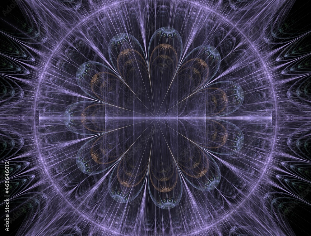 Fototapeta premium Imaginatory fractal abstract background Image