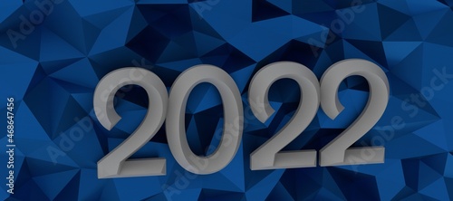 Kalendar Jahr 2022 in 3d