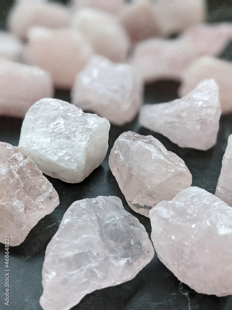 rose quartz is a natural mineral.