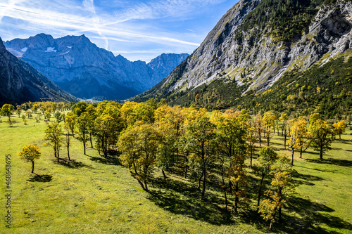 landscape at the Risstal Valley in Austria photo