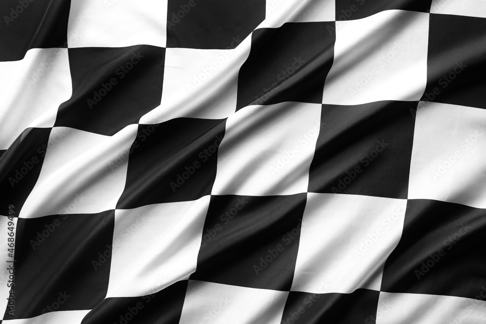 Checkered racing flag