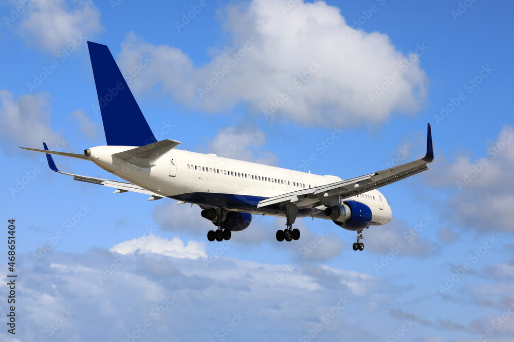 Obraz premium Passagierflugzeug (Jet) am Himmel