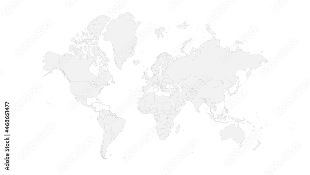 Obraz premium World Map with Countries