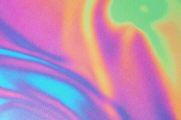 Fototapete Fraktale Wellen Psychedelische Pastellwellen buntes Muster  © Damian Pawlos