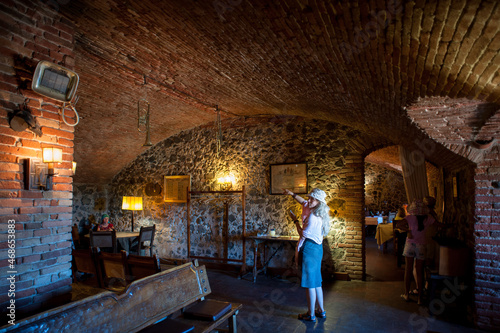 Inside Hostalric Castle in Spain's Costa Brava