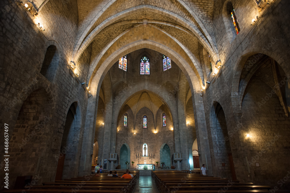 Inside the temple of the Spanish city of Figueres