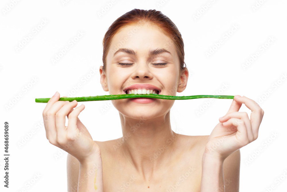 woman with bare shoulders clear skin aloe spa treatments health woman with bare shoulders clear skin aloe spa treatments health