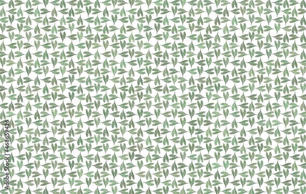 Turmeric green leaves seamless pattern Turmeric green leaves seamless pattern