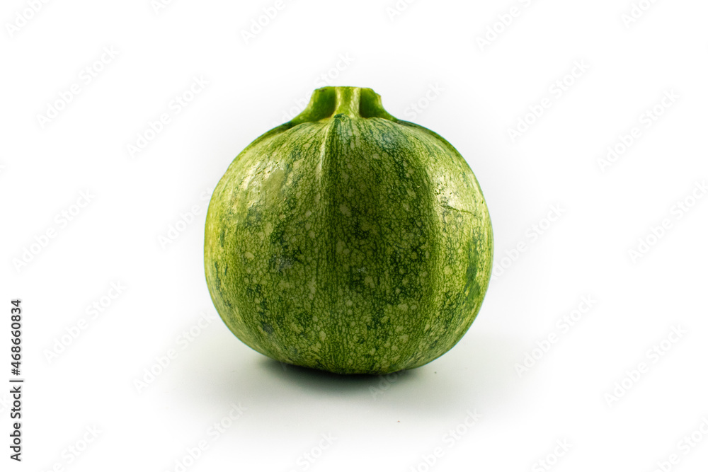 Photo of a green ripe kabocha squash Photo of a green ripe kabocha squash