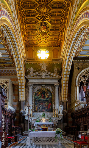 side altar in the church Santa Maria Assunta at Altamura, Italy