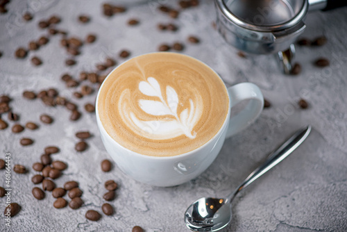 Fototapeta cup of cappuccino