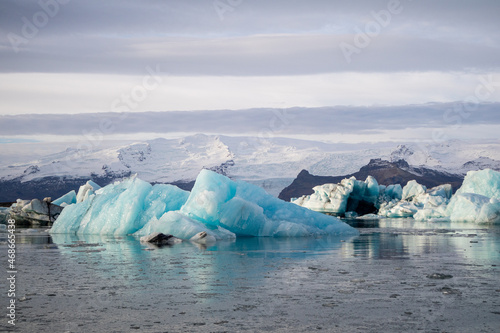 Icebergs in Jokulsarlon lagoon, Iceland