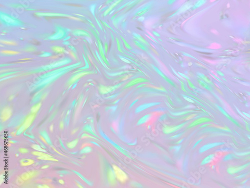 Holographic iridescent rainbow pattern background