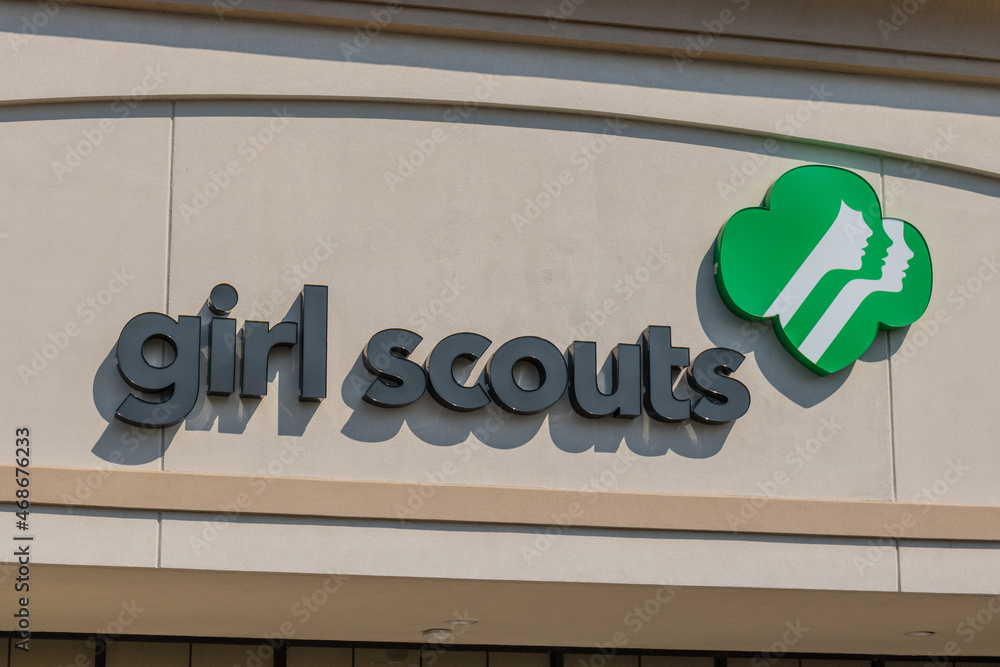Girl Scouts office. Girl Scouts is a youth organization for girls in the US and American girls