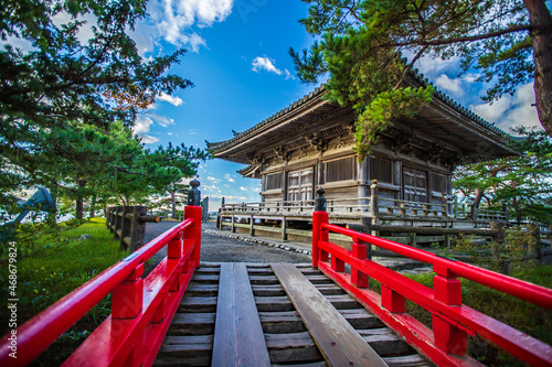 宮城県　日本三景松島・五大堂の風景 © スプやん