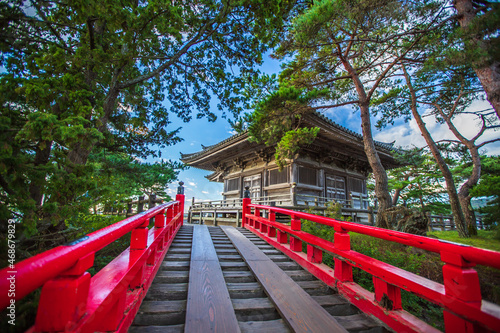 宮城県　日本三景松島・五大堂の風景 © スプやん