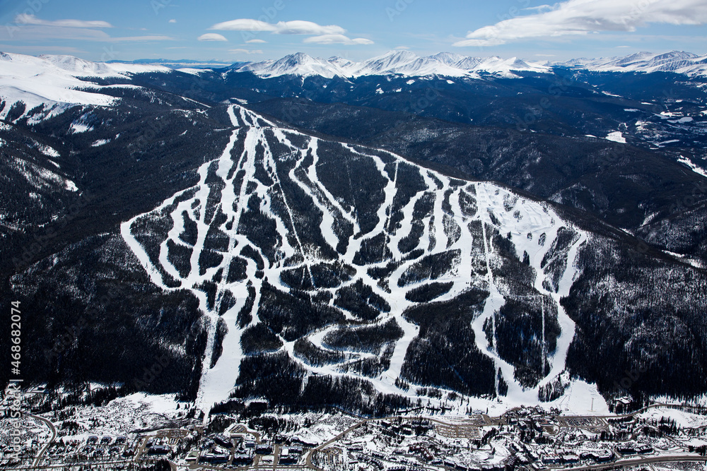 Ταπετσαρία Keystone Colorado. Aerial image taken from a Cessna 182.