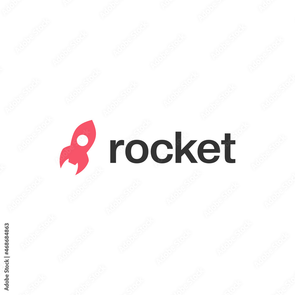 rocket logo vector design. logo template rocket logo vector design. logo template