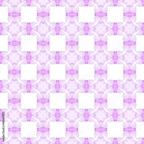 Medallion seamless pattern. Purple fascinating