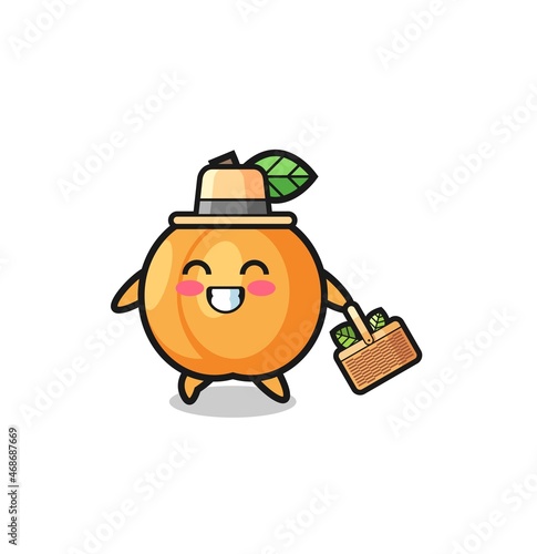 apricot herbalist character searching a herbal