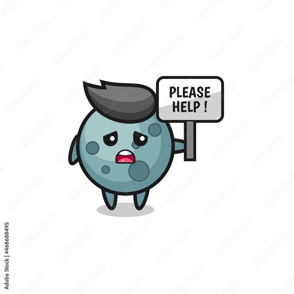 cute asteroid hold the please help banner cute asteroid hold the please help banner