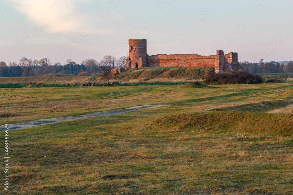 Medieval royal castle in City of Kolo - Poland