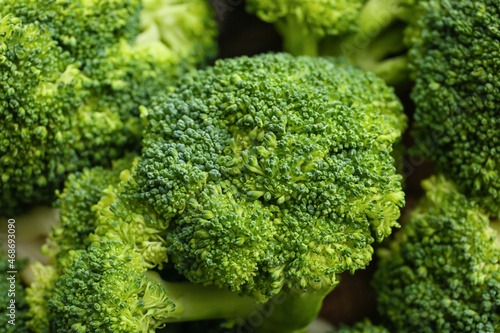 Healthy broccoli cabbage as background