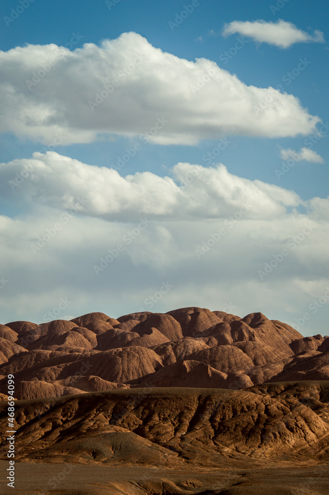 sunset in the desert