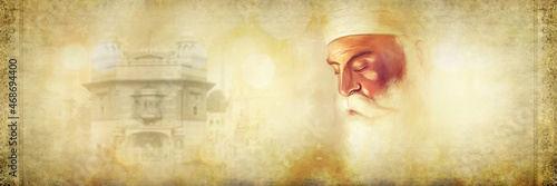 Guru Nanak Dev Ji Maharaj which is also Known as First Sikh Guru and Guru Nanak Jayanti is festival of Sikh celebration Happy Gurpurab