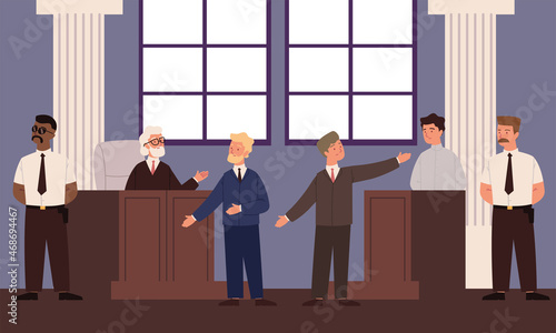 advocate giving speech in trial