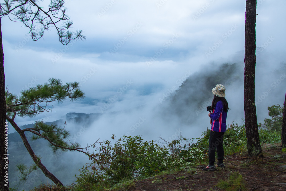 Obraz premium hiking in the mountains