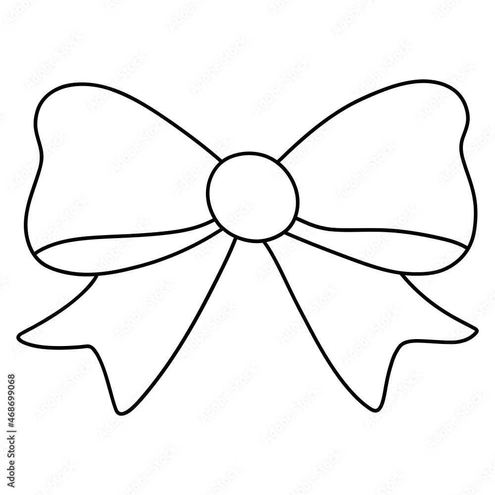 Bow outline design illustration for web, wedsite, application, presentation, Graphics design, branding, etc. Bow outline design illustration for web, wedsite, application, presentation, Graphics design, branding, etc.