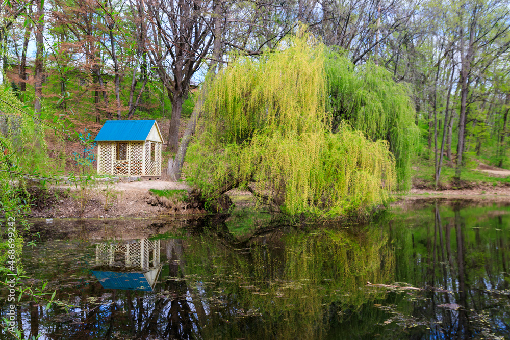 View of the Krasnokutsk park, Kharkiv region, Ukraine