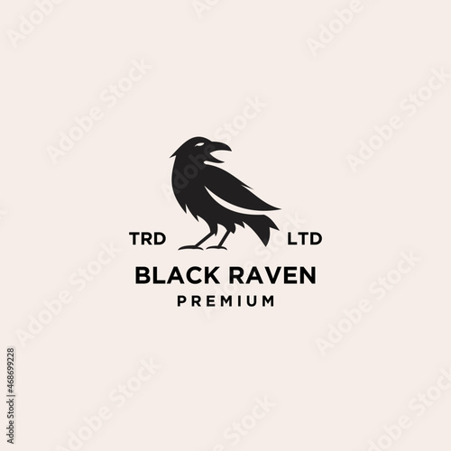 raven logo icon designs