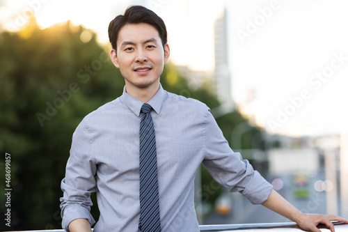 Portrait of confident businessman