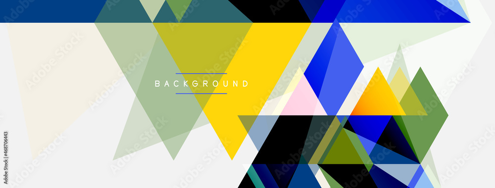 Mosaic triangles geometric background. Techno or business concept, pattern for wallpaper, banner, background, landing page Mosaic triangles geometric background. Techno or business concept, pattern for wallpaper, banner, background, landing page