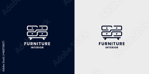 drawer logo design for home furniture and decoration