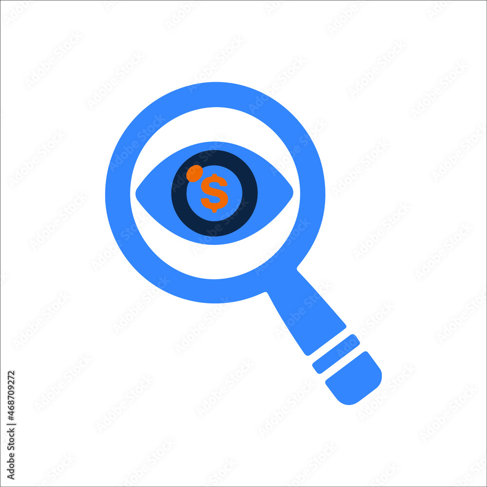 Cost per impression or online advertising seo icon Cost per impression or online advertising seo icon