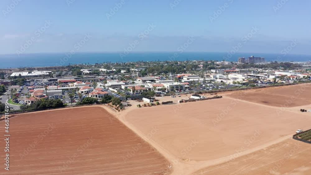 The coastal city Carlsbad in California. Aerial view of a housing community The coastal city Carlsbad in California. Aerial view of a housing community
