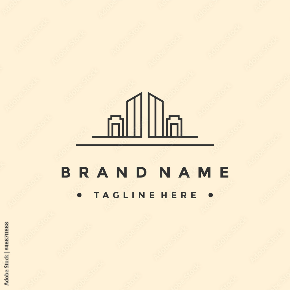 Building Logo Vector Design Template Building Logo Vector Design Template