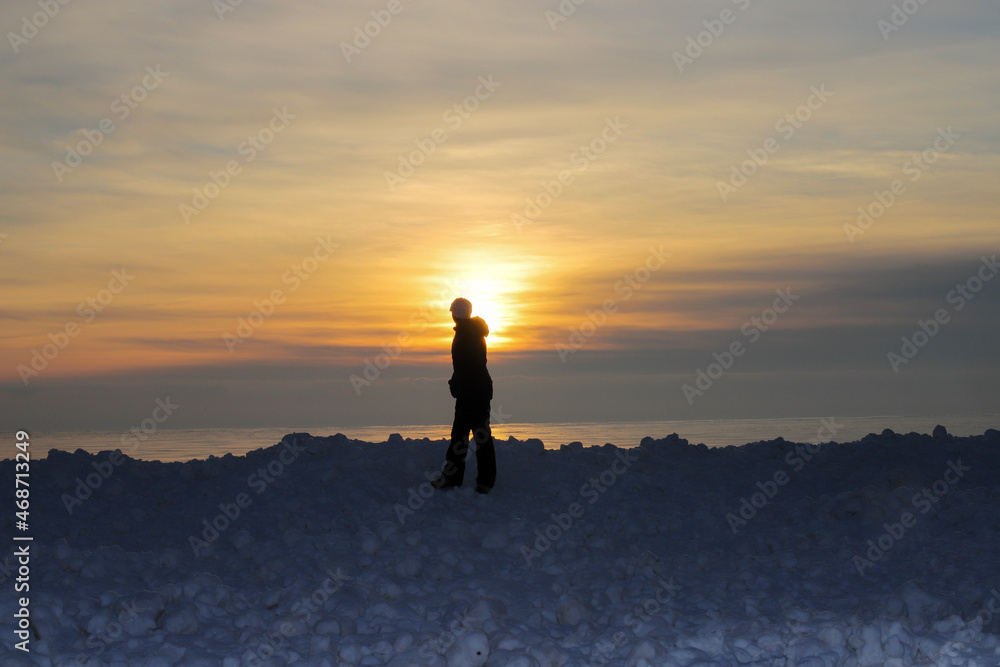 silhouette of a person