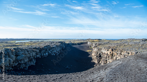 Photography Mid-Atlantic Ridge near Sandvík on Reykjanes Peninsula, Iceland